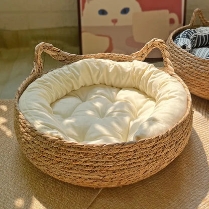 Panier tissé oreille de Chat