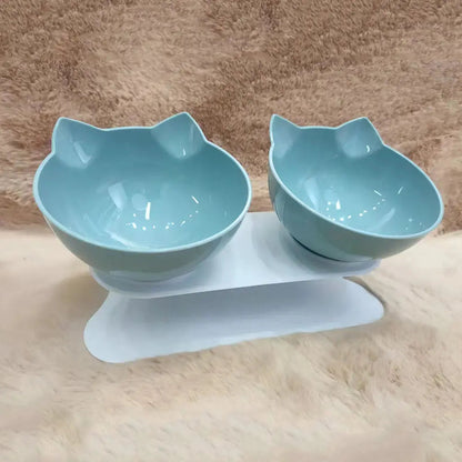Double gamelle pour Chat Inclinée MonAmiFidèle