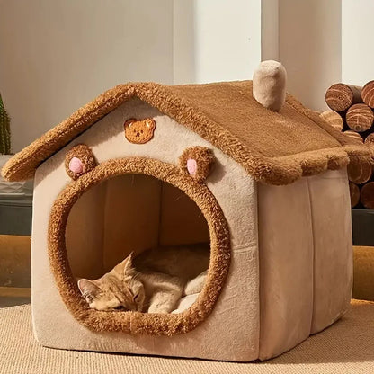 Maison pour Chat motif Ourson MonAmiFidèle