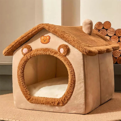 Maison pour Chat motif Ourson MonAmiFidèle