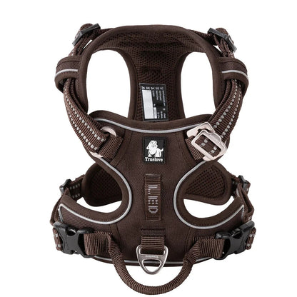 TRUE LOVE Pet Harness No Pull Nylon Reflective Dog Harness Adjustable Comfortable Control Step-in Brilliant Truelove TLH5654 MonAmiFidèle