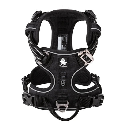 TRUE LOVE Pet Harness No Pull Nylon Reflective Dog Harness Adjustable Comfortable Control Step-in Brilliant Truelove TLH5654 MonAmiFidèle