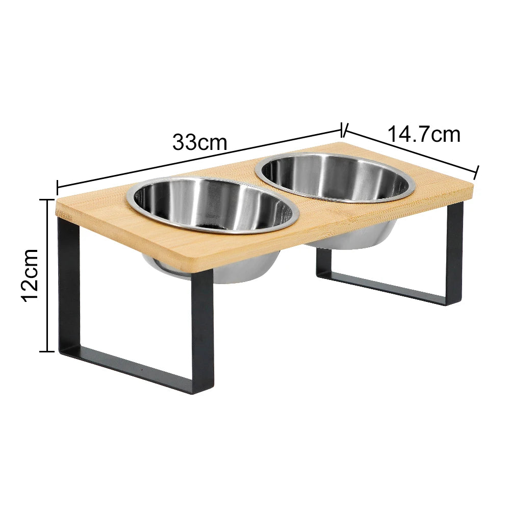 Gamelle pour chat surélevé Double MonAmiFidèle
