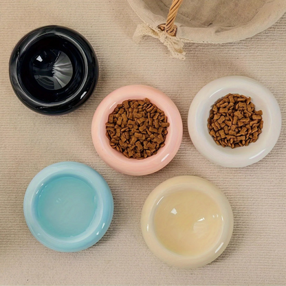 Gamelle chat céramique Design rond MonAmiFidèle