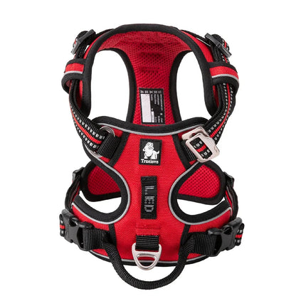 TRUE LOVE Pet Harness No Pull Nylon Reflective Dog Harness Adjustable Comfortable Control Step-in Brilliant Truelove TLH5654 MonAmiFidèle