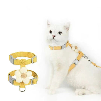 Harnais Laisse Chat Mignon MonAmiFidèle