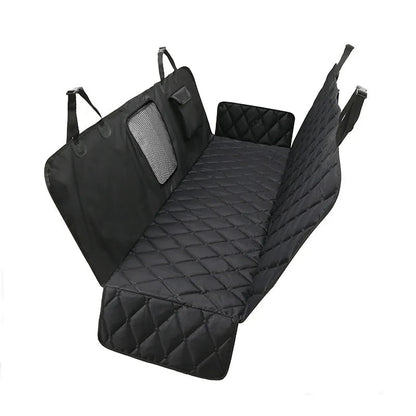 Car Seat Cover Waterproof Dog Car Seat Cover with Mesh Window and Storage Pockets Dogs Car Backseat Extender SUV Car Travel Bed MonAmiFidèle
