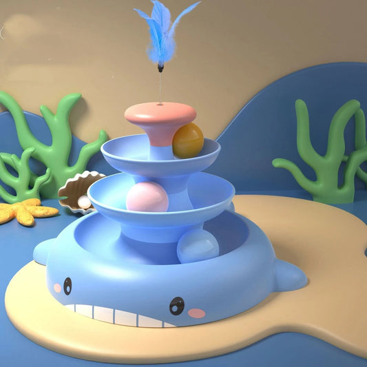 Jouet interactif pour Chat avec plume MonAmiFidèle