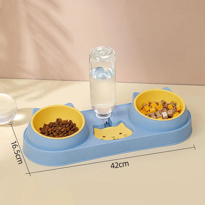Gamelle double pour Chat Design Mignon MonAmiFidèle