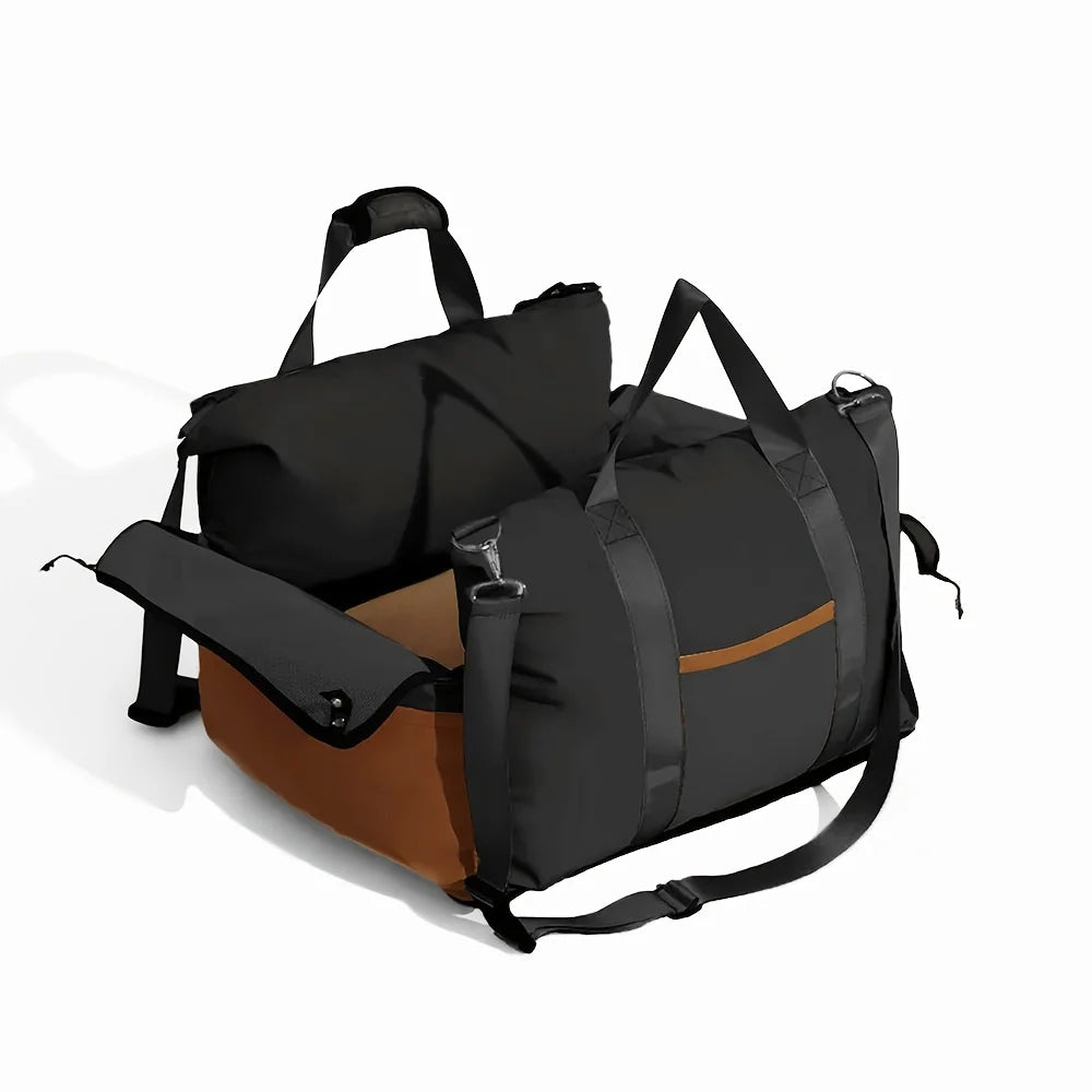 Dog Car Seat with Safety Belt Four Season Universal Luxury Dog Car Seat Dog Beds for Outdoor Travel Pet Carrier Pet Carrier Bag MonAmiFidèle