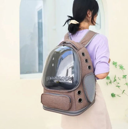 Sac à dos transport Chat avec Bulle MonAmiFidèle
