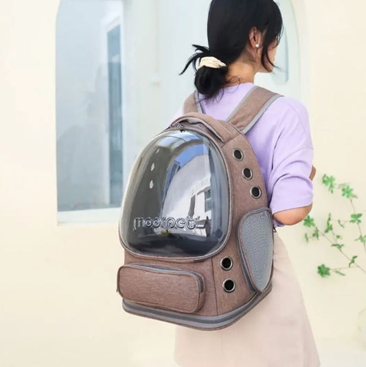Sac à dos transport Chat avec Bulle MonAmiFidèle