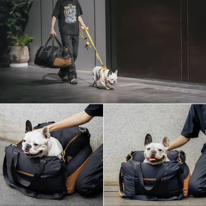 Dog Car Seat with Safety Belt Four Season Universal Luxury Dog Car Seat Dog Beds for Outdoor Travel Pet Carrier Pet Carrier Bag MonAmiFidèle